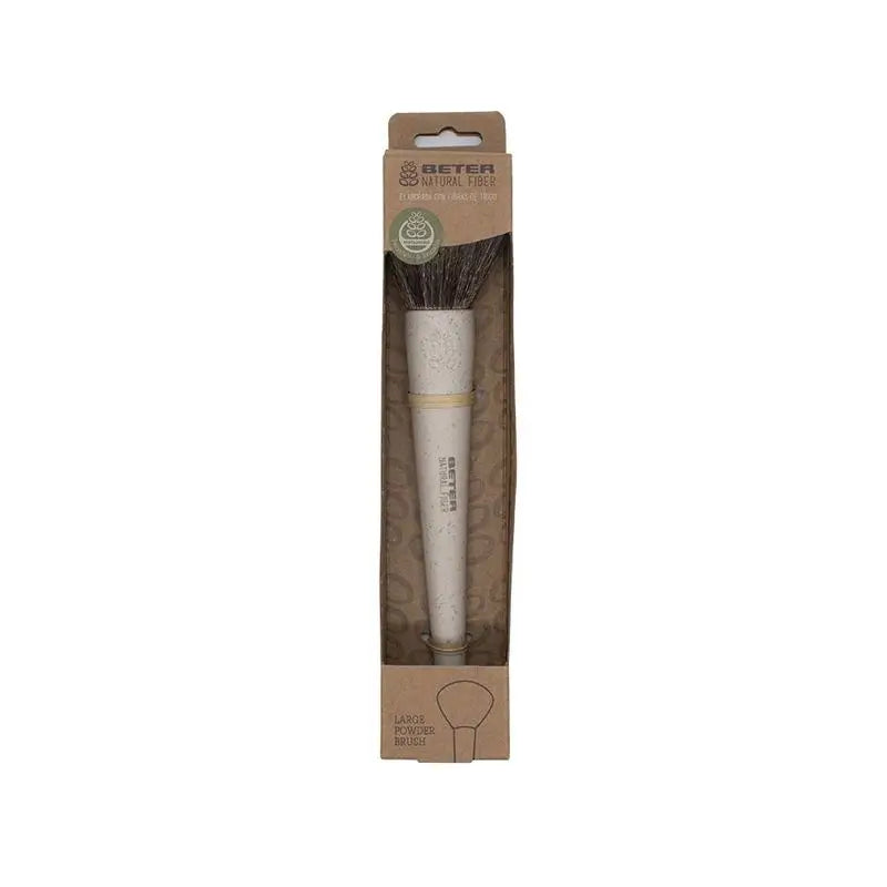 Beter Natural Fiber Brocha De Maquillaje En Polvo De Pelo Sintético