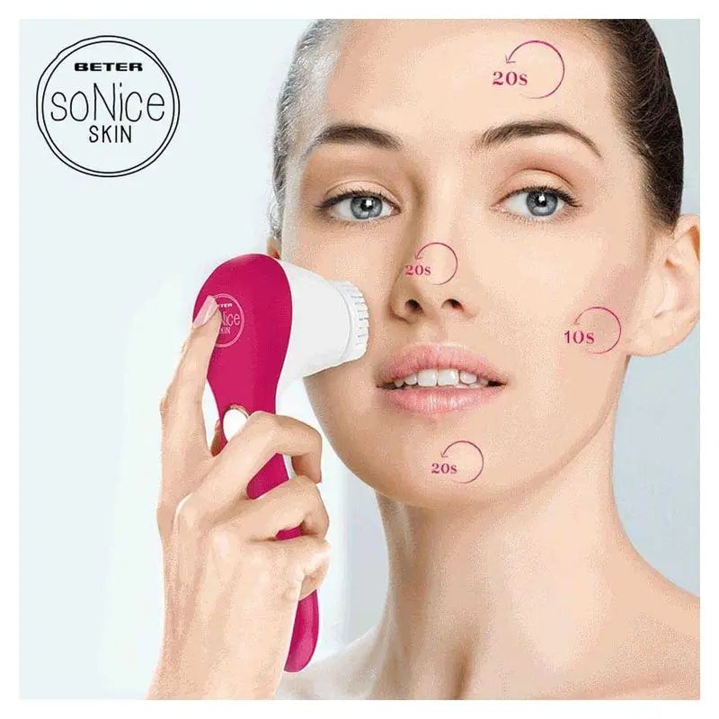 Beter So Nice Skin Cepillo Facial Sónico Con 2 Cabezales