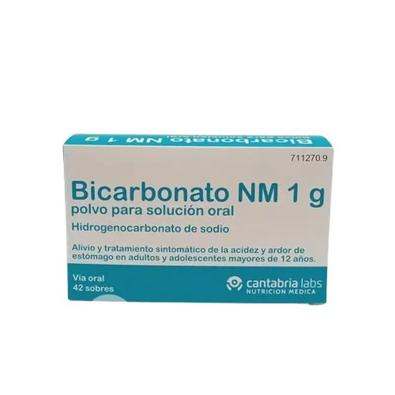 Bicarbonat NM 1 g Pulver zum Einnehmen 42 Sachets