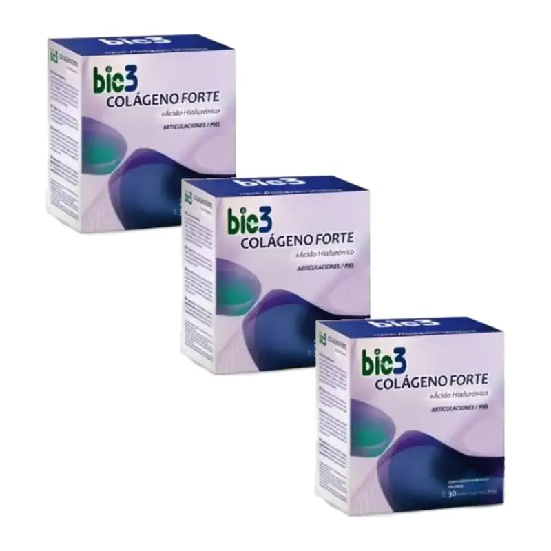Bio 3 Kollagen + Hyaluronsäure + Magnesium Forte 3x30 Beutel