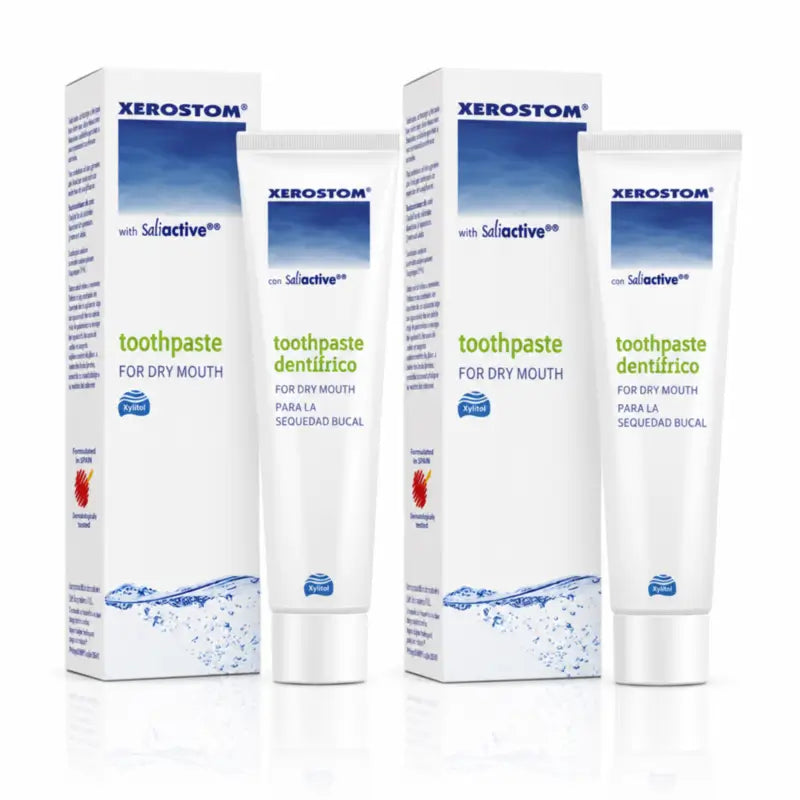 Biocosmetics Xerostom Zahnpasta für den trockenen Mund, 2X50 Ml