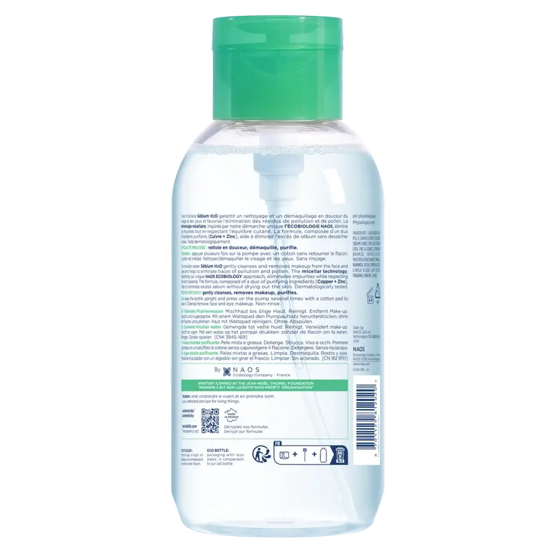 Bioderma Sébium H2O Pump-Mizellenlösung für Akne, 500 ml