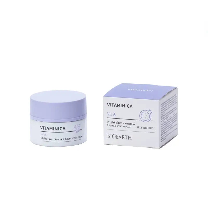Bioearth Vitamin A Nacht-Gesichtscreme, 50 Ml
