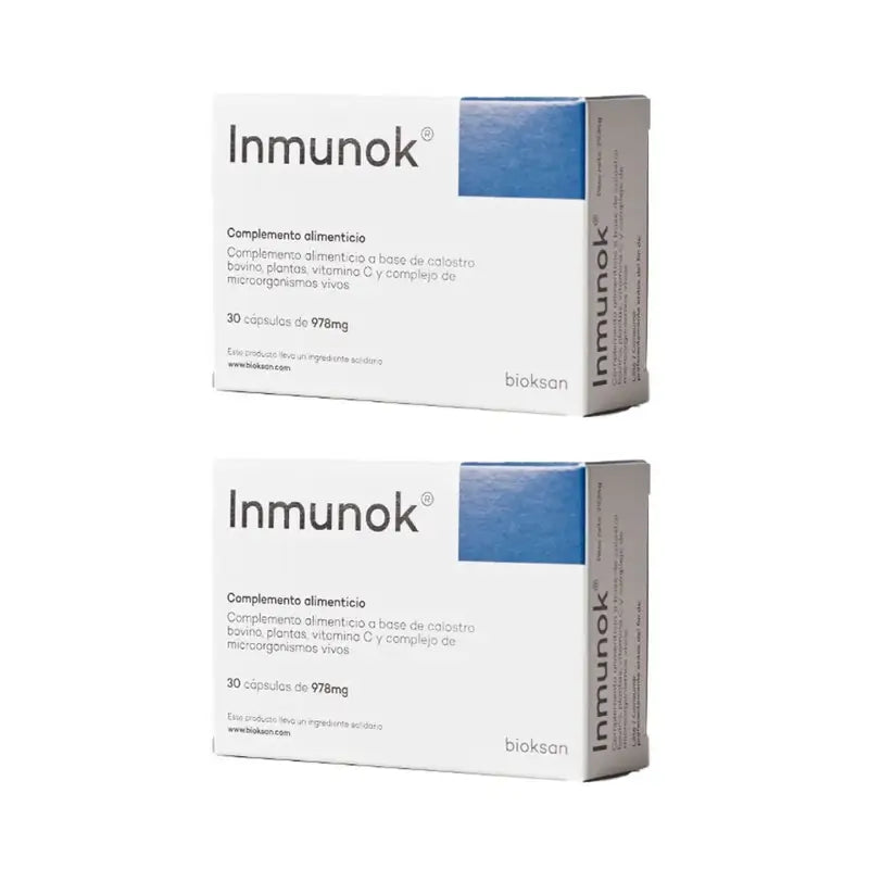 Bioksan Pharma Inmunok Nahrungsergänzungsmittel, 2X30 Kapseln