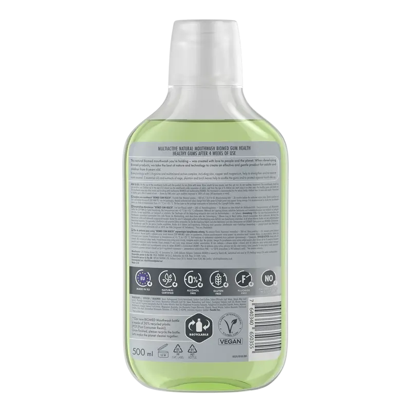 Biomed Gum Health Mundwasser , 500 ml
