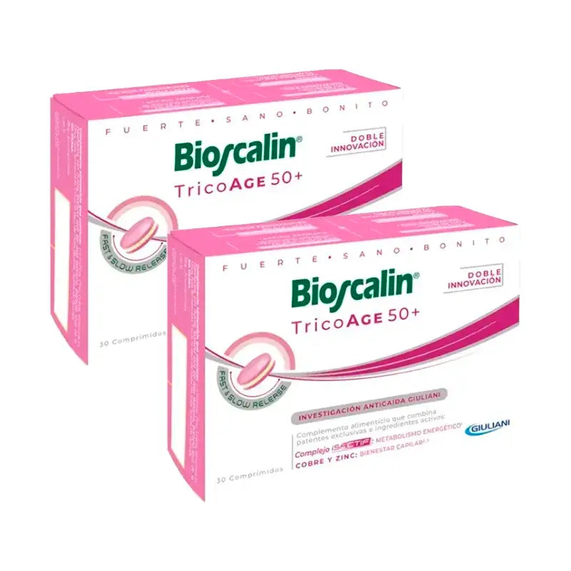 Bioscalin Tricoage50+ Tabletten, Packung 2 x 30 Tabletten