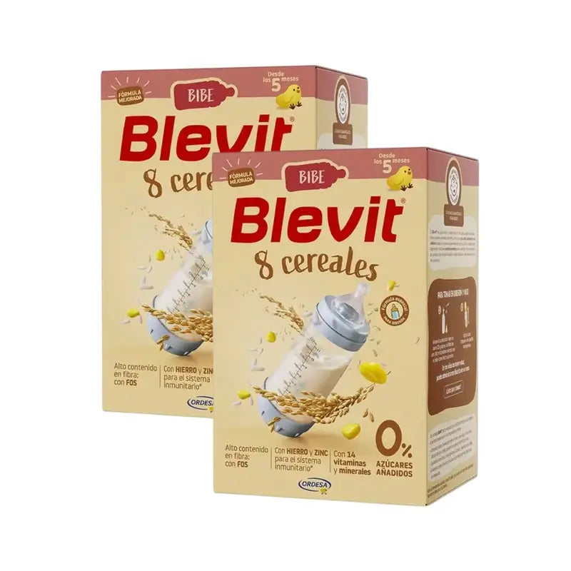 Blevit Säuglingsnahrung Bibe 8 Müsli, 2X500 Grs