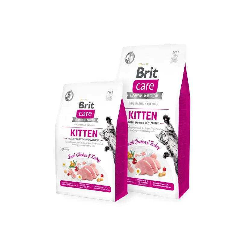 Brit Care Cat Grain Free Kitten Healthy Growth 400 Gramm