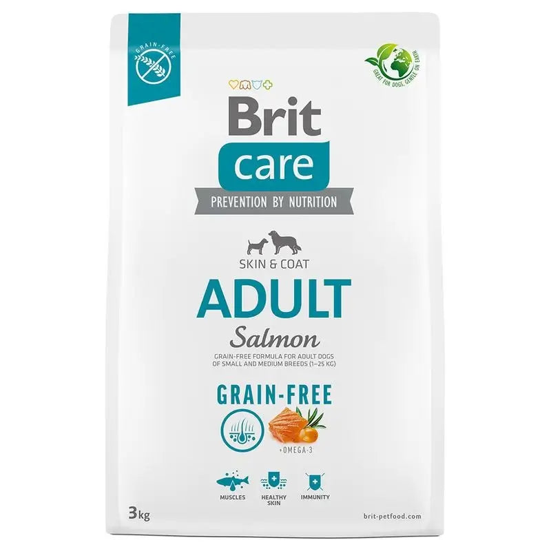 Brit Care Dog Adult Grain Free Lachs 3Kg für Hunde