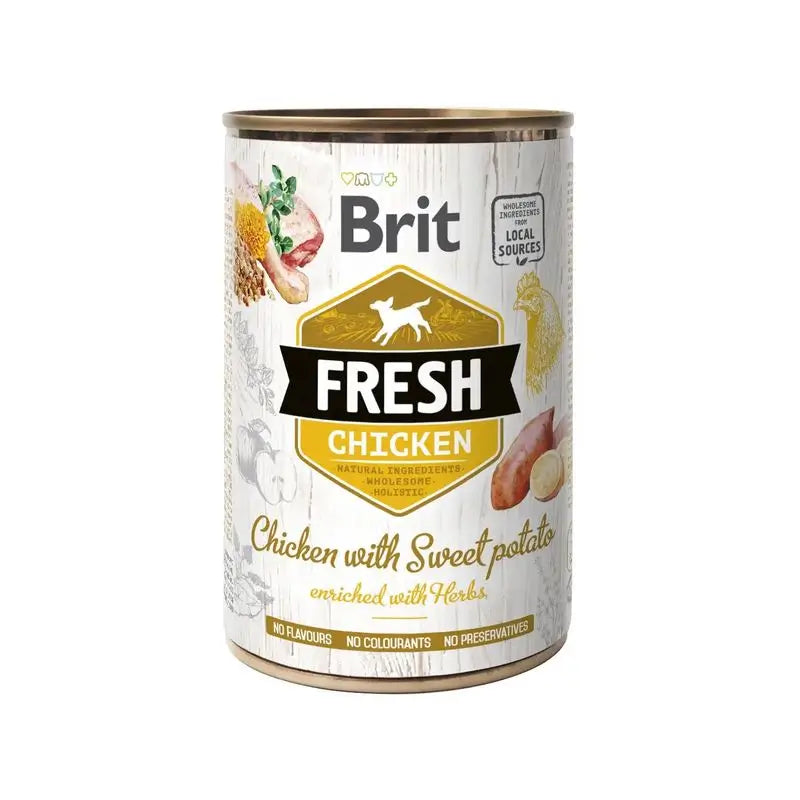 Brit Fresh Huhn mit Kartoffeln 6X400Gr für Hunde
