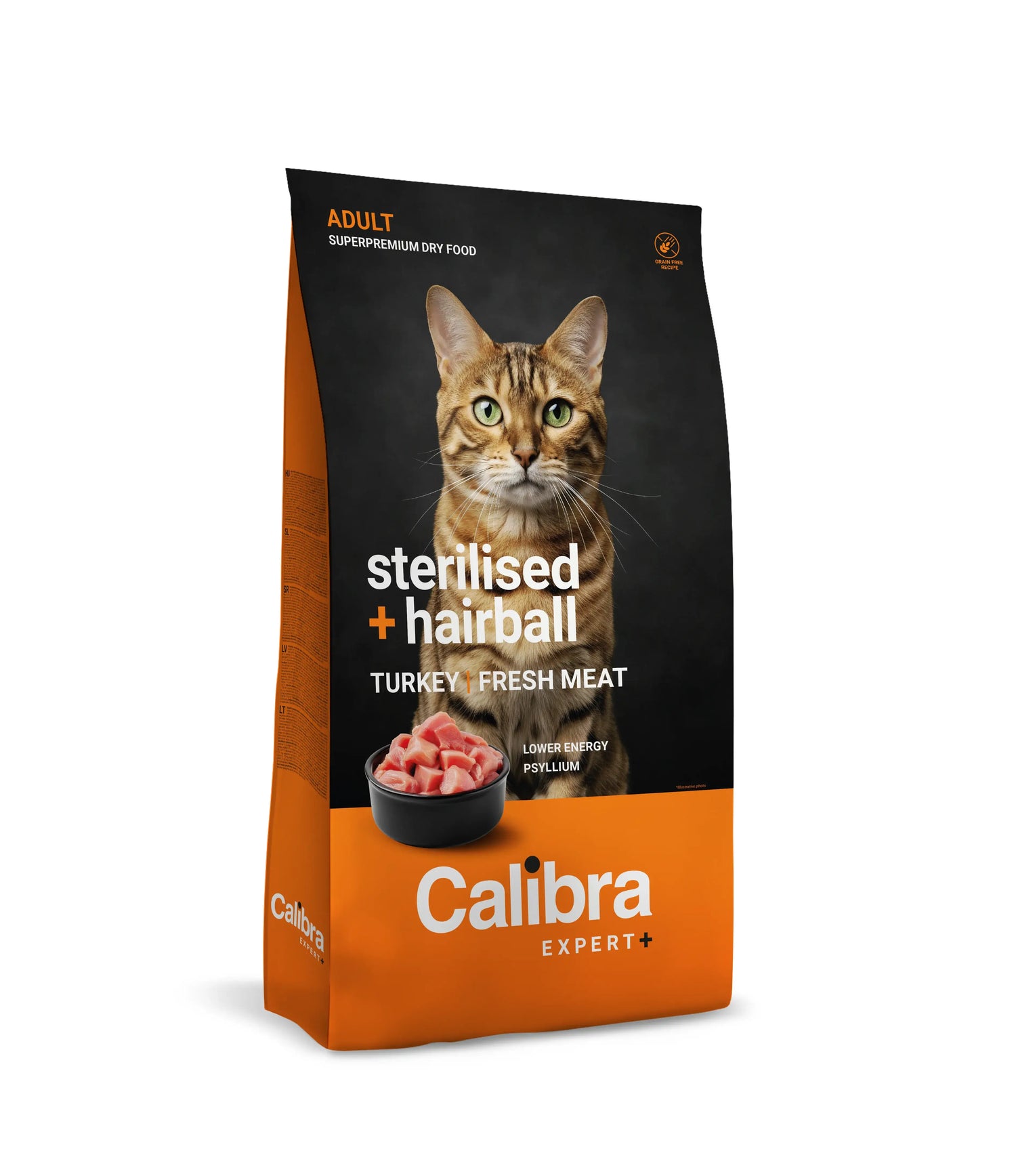 Calibra Cat Expert+ Adult Sterilisiert & Haarballenfutter 400G