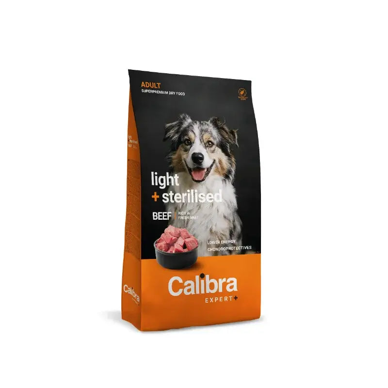 Calibra Dog Expert+ Adult Light & Sterilisiertes Rindfleischfutter 750G