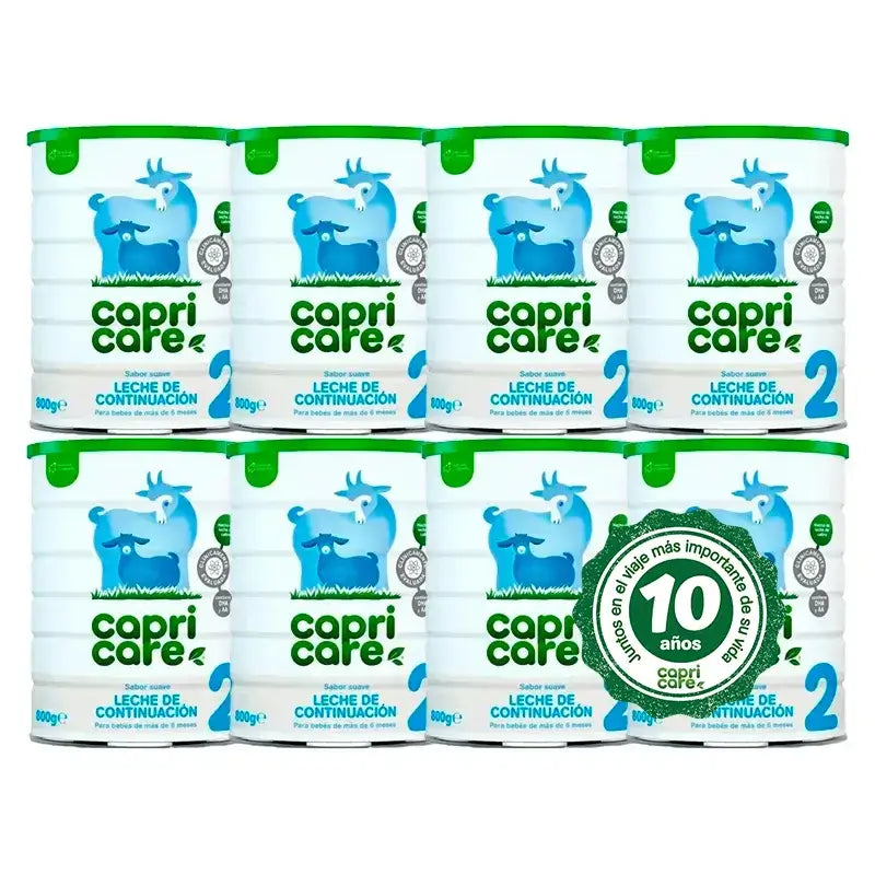 Capricare 2 Folgemilch, Packung 8 X 800 Gr