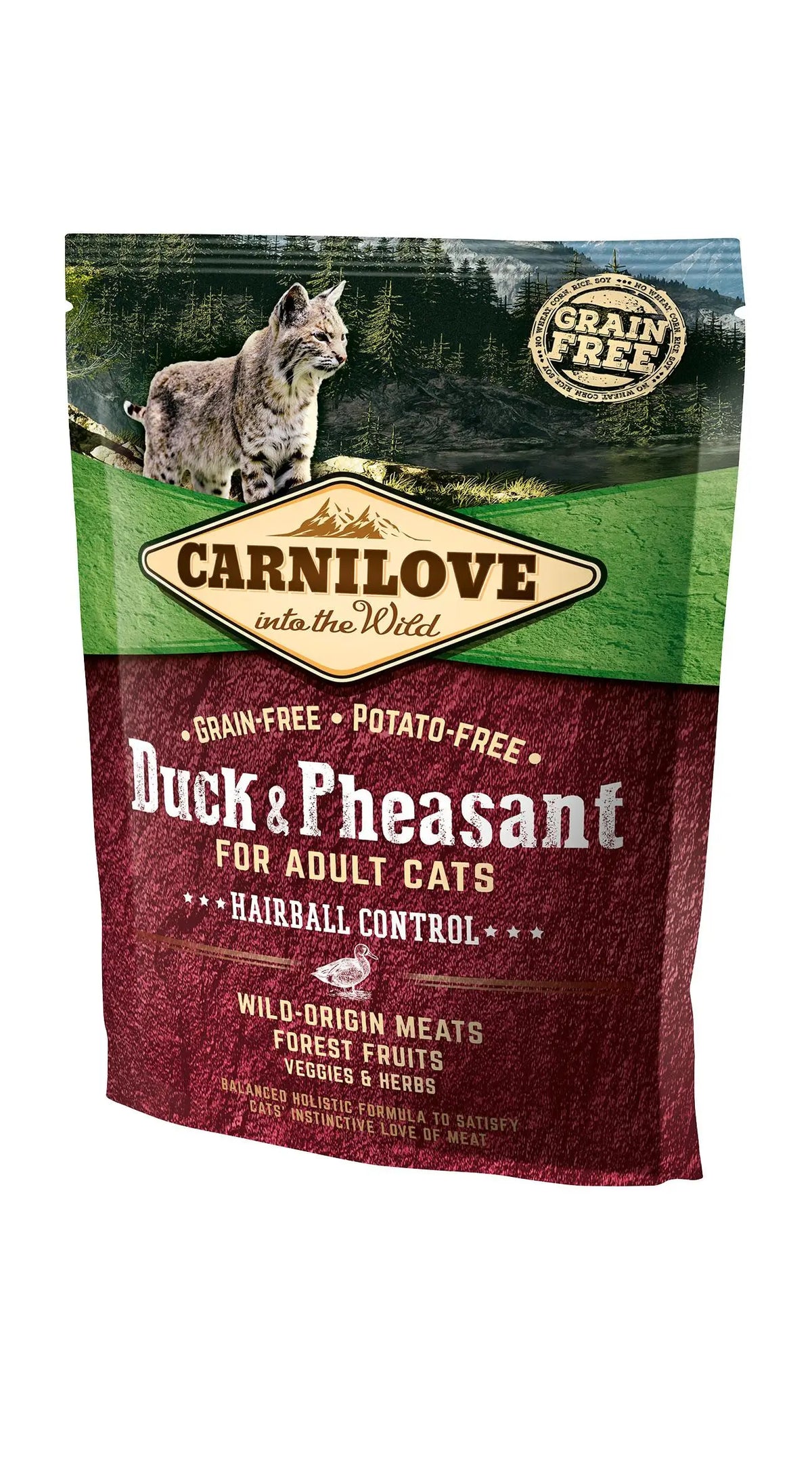 Carnilove Feline Chicken Duck Pheasant Hairball Control 400Gr cat food
