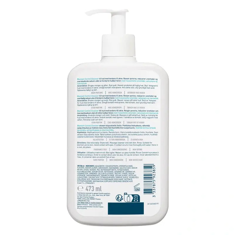 CeraVe Reiniger Unvollkommenheitskontrolle , 473 ml