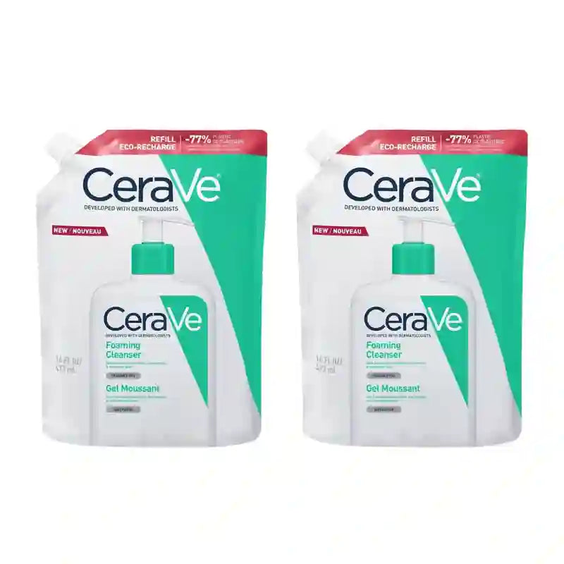 CeraVe Schäumendes Reinigungsgel Nachfüllpackung, 2X473 Ml