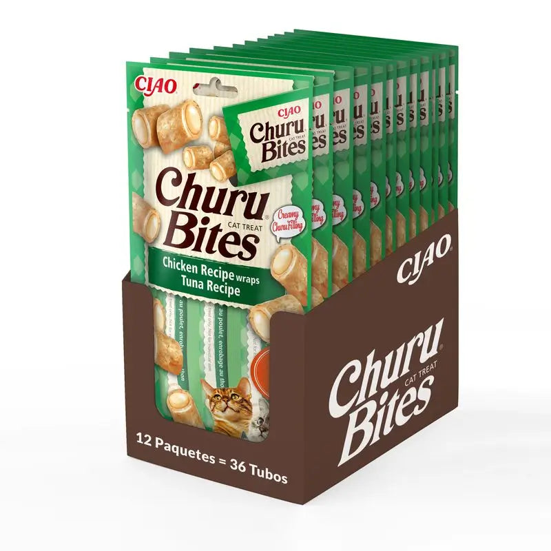 Churu Cat Bites Thunfisch-Rezeptur Display 12X30Gr