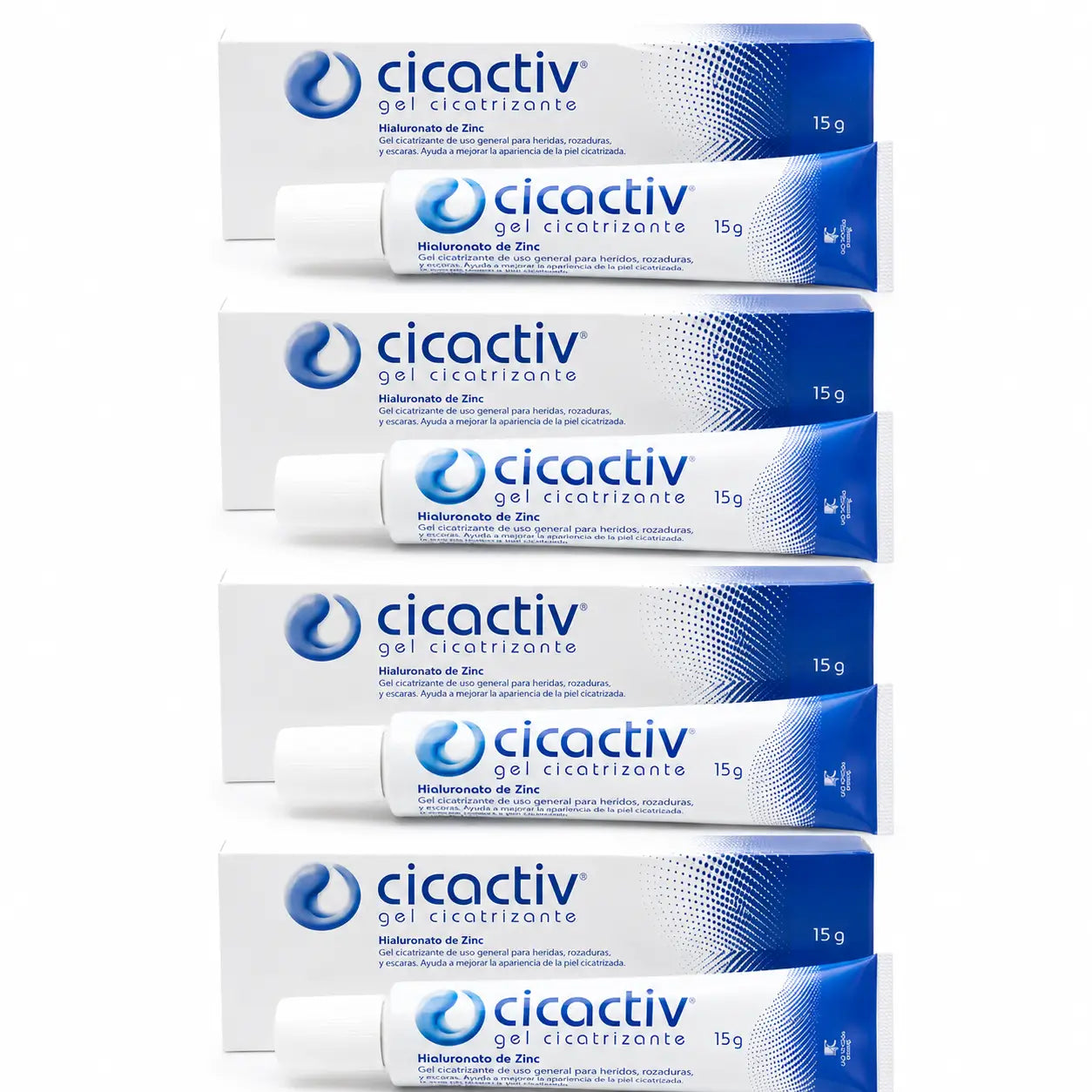 Cicactiv Wundheilungsgel 15 g, 4er-Pack