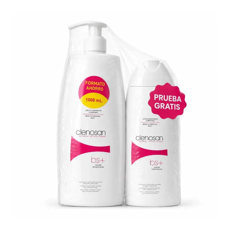 Clenosan Feuchtigkeitsspendende Körpermilch Bs+, 1000+400 ml