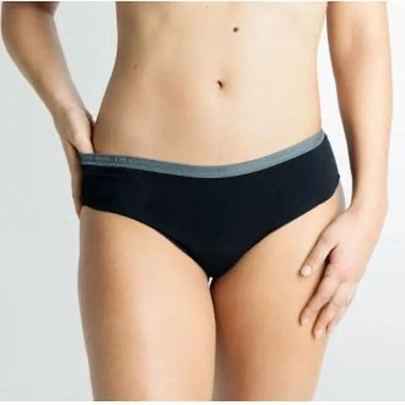 Cocoro Menstrual Panty Black/Grey Heavy Flow 1/Xs