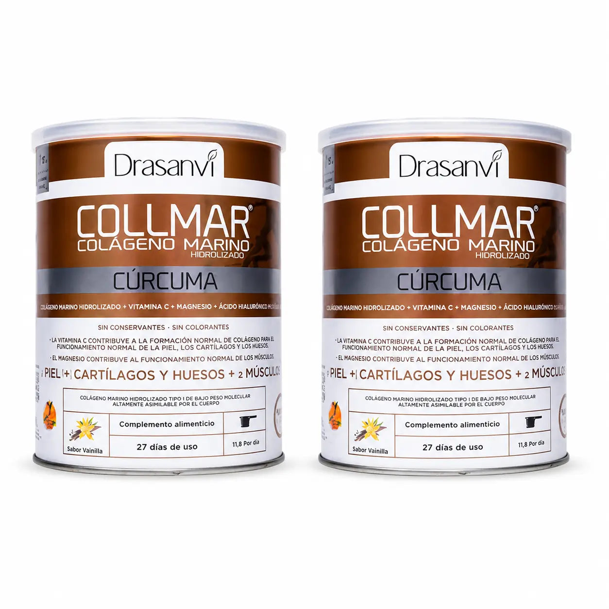 Collmar Drasanvi Magnesium Kurkuma Vanille , 2X300 Gr