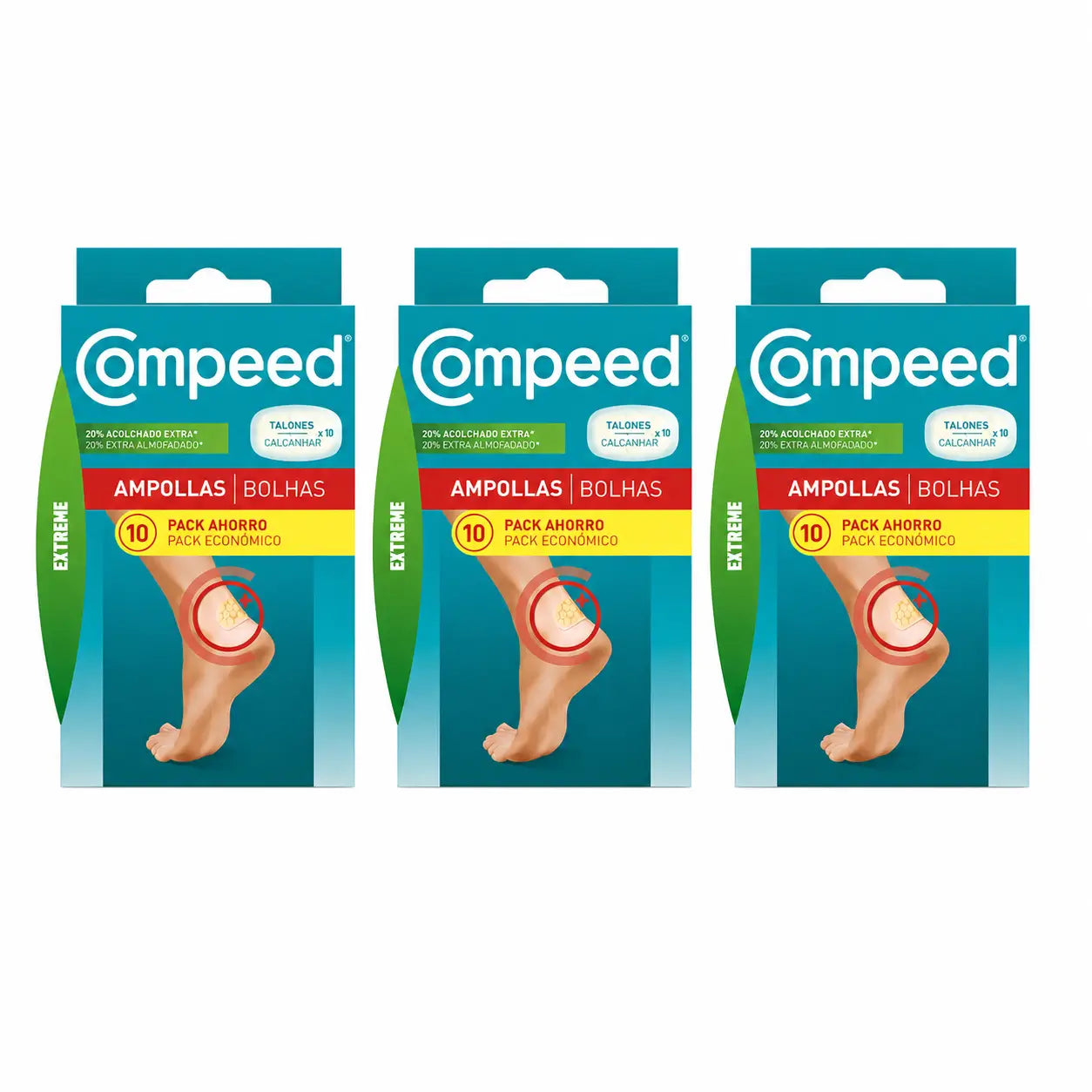 Compeed Blasenpflaster Extreme, 10 Stück, 3er-Pack