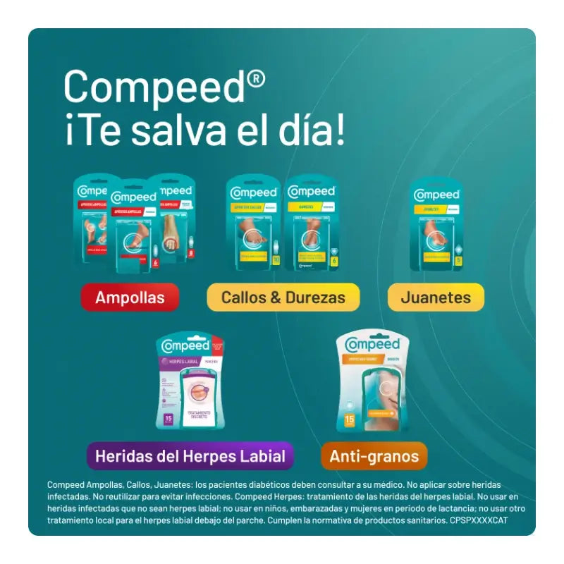 Compeed Dressings Kleine Blasen 6 Einheiten