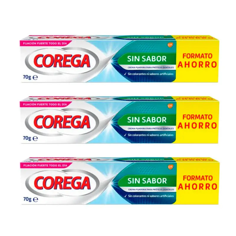 Corega Triplo Extra Stark Geschmacksneutral, 3 x 70 Gramm