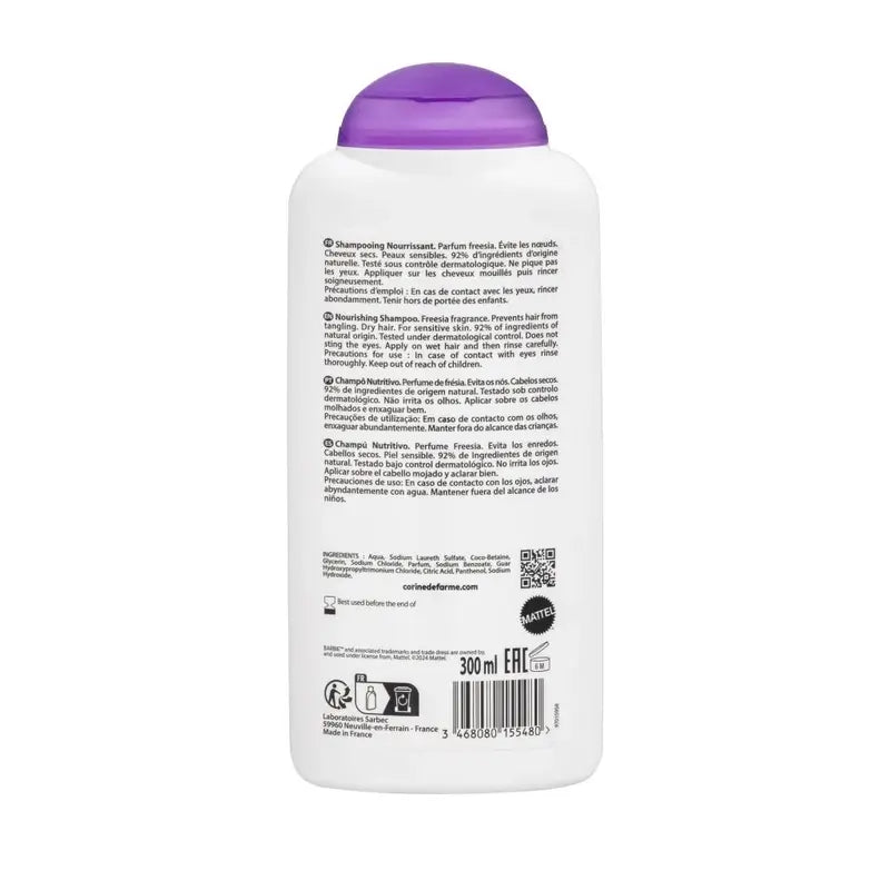 Corine De Farme Barbie Pflegendes Shampoo, 300 ml