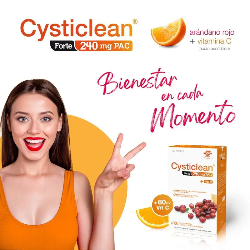 Cysticlean Forte 240 Mg Pac, 60 Kapseln