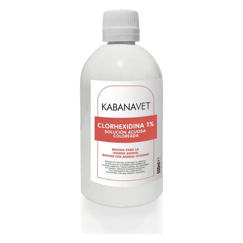 Desinclor (rot) Antiseptische Chlorhexidin-Lösung 1 % für Tiere, 500 ml.