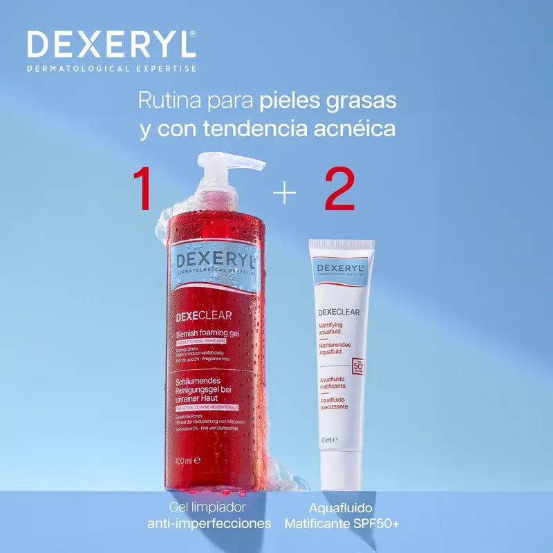 Dexeryl Dexeclear Mattierendes Aquafluid Spf50+ , 40 ml