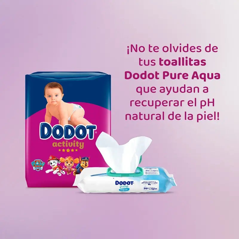 Dodot Activity Größe 4+, 10kg-15kg, 144 Windeln