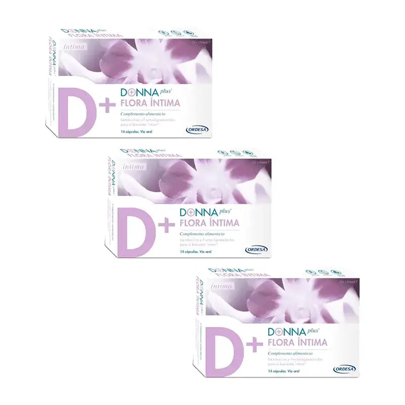 Donnaplus Flora Intima Pack 3 x 14 Kapseln
