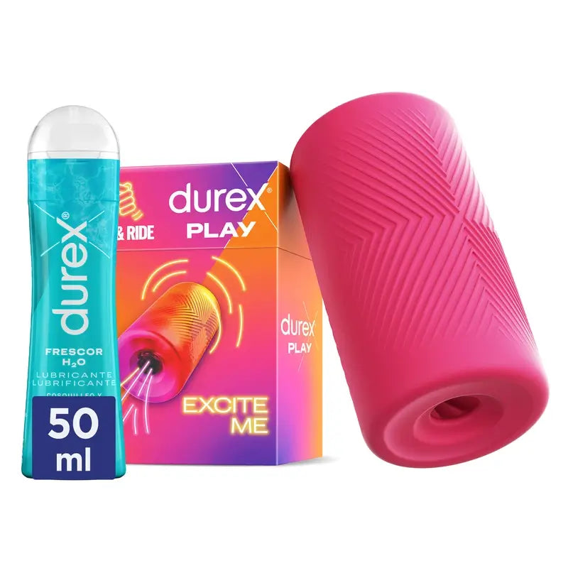 Durex Pack Masturbator, Slide & Ride + Freshness Gleitmittel, 50 Ml