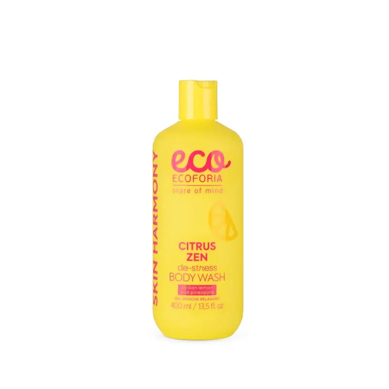 Ecoforia Anti-Stress-Duschgel mit Zitrone und Ananas, 400 ml