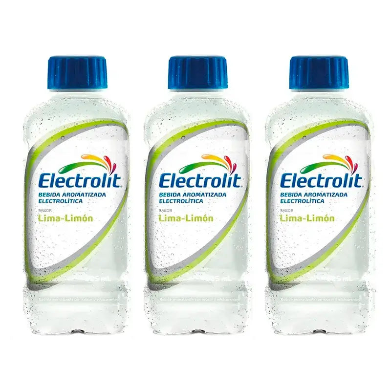 Electrolit Limette-Zitrone Elektrolytgetränk, Packung 3 x 625 ml