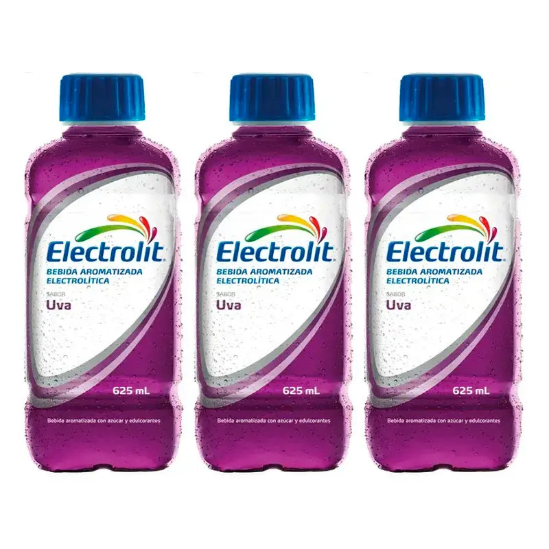 Electrolit Trauben-Elektrolytgetränk, Packung 3 x 625 ml