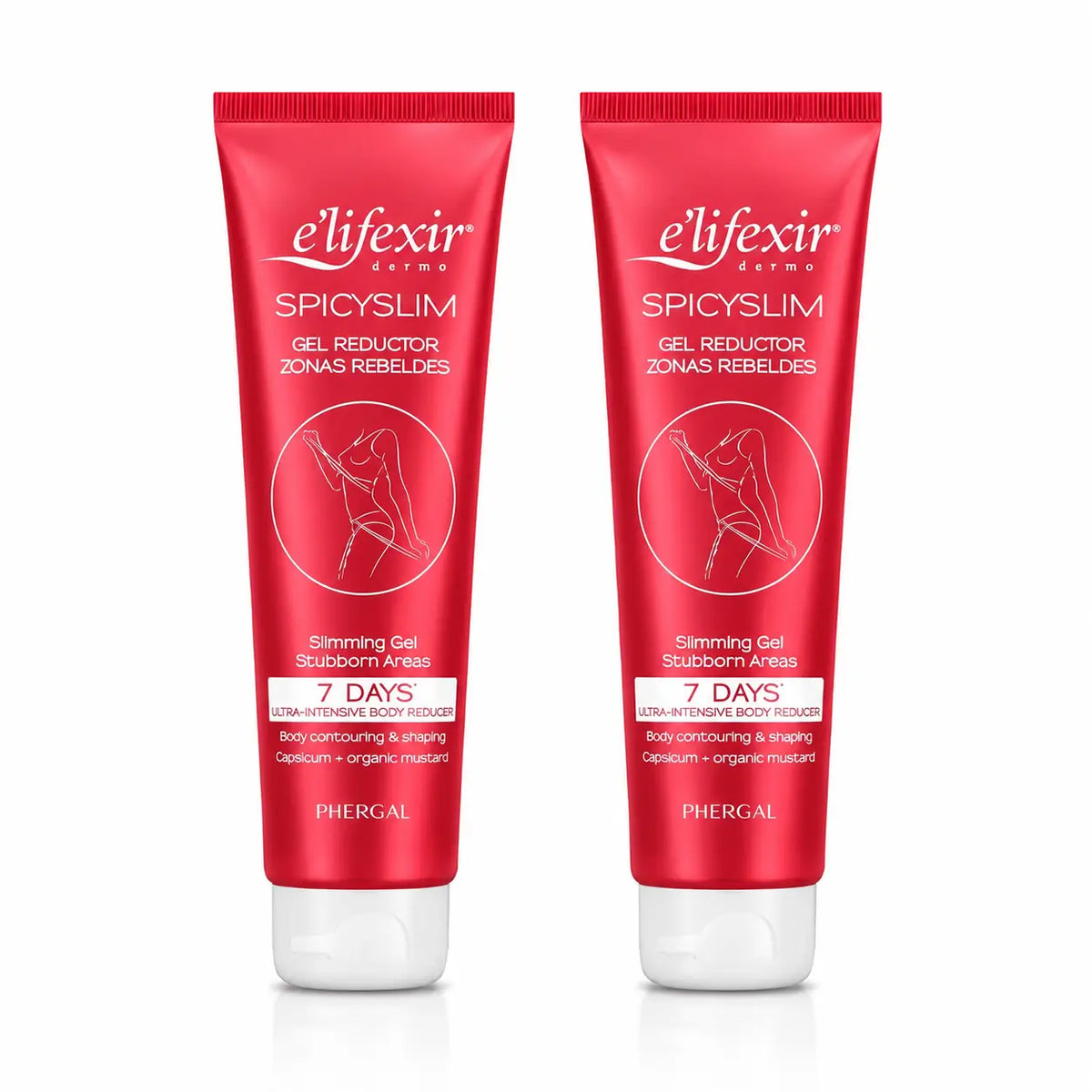 Elifexir Spicyslim Ultra-Intensiv Fettverbrennungs-Gel 150ml, 2er Pack