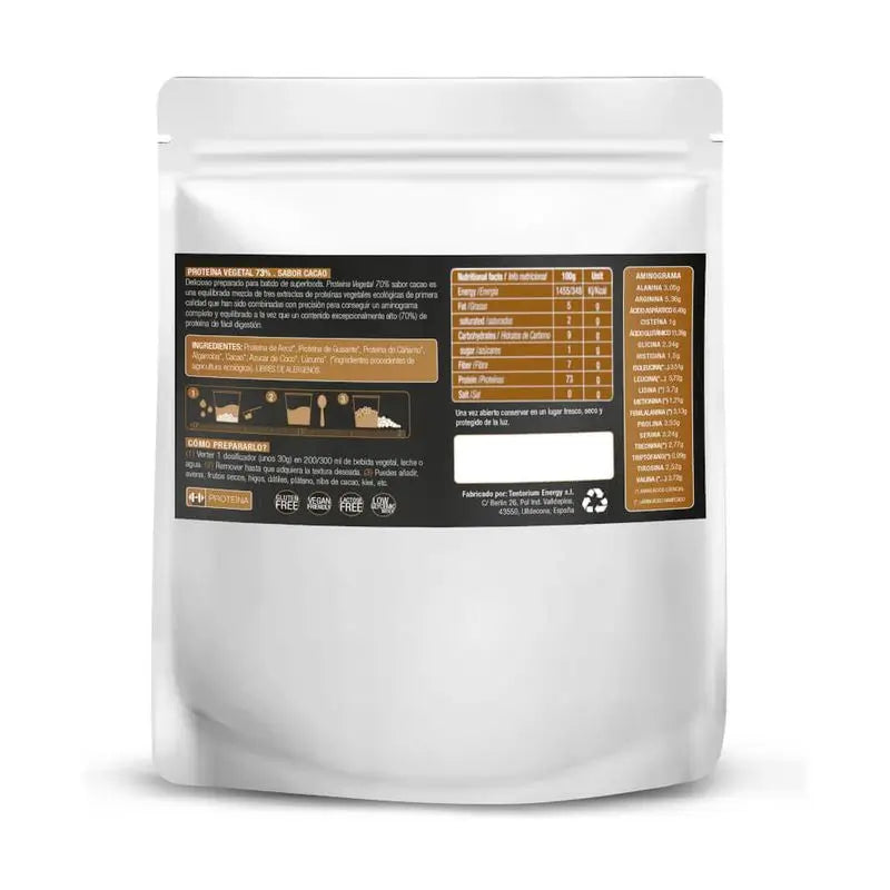 Energy Feelings Veganes Protein 70% Kakao 1Kg. Öko-Vegan