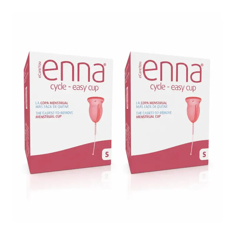 Enna Cycle Easy Menstruationstasse Größe S, 2er-Pack