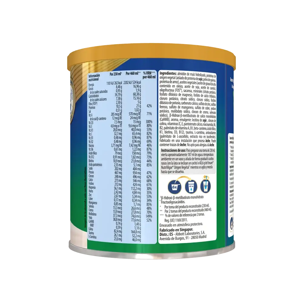 Ensure Nutrivigor Pflanzlicher Ursprung Mandelgeschmack Erwachsene, 400 Gramm
