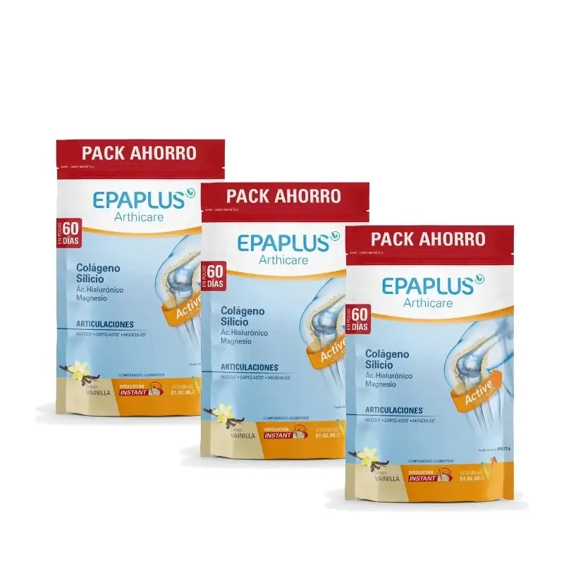 Epaplus Arthicare Kollagen Antiox Vanille Pulver 60 Tage, 654 g, 3er-Pack