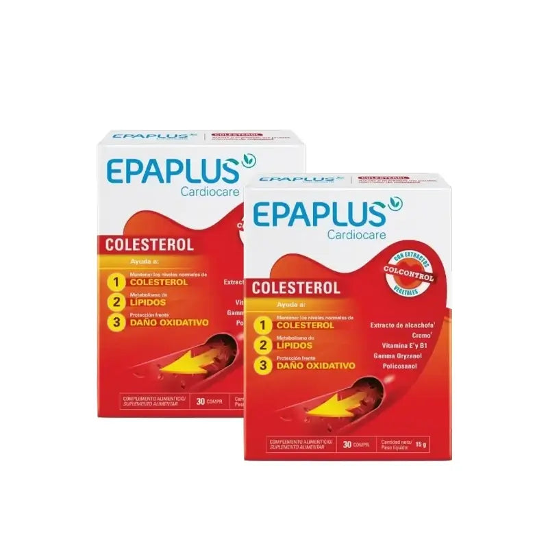 Epaplus Cardiocare Cholesterin, 30 Tabletten, 2er-Pack