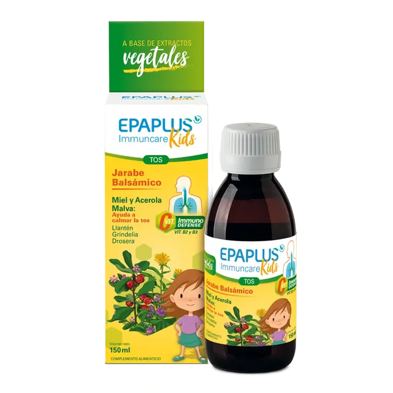 Epaplus Immuncare Hustensirup Kinder Himbeergeschmack , 150 ml