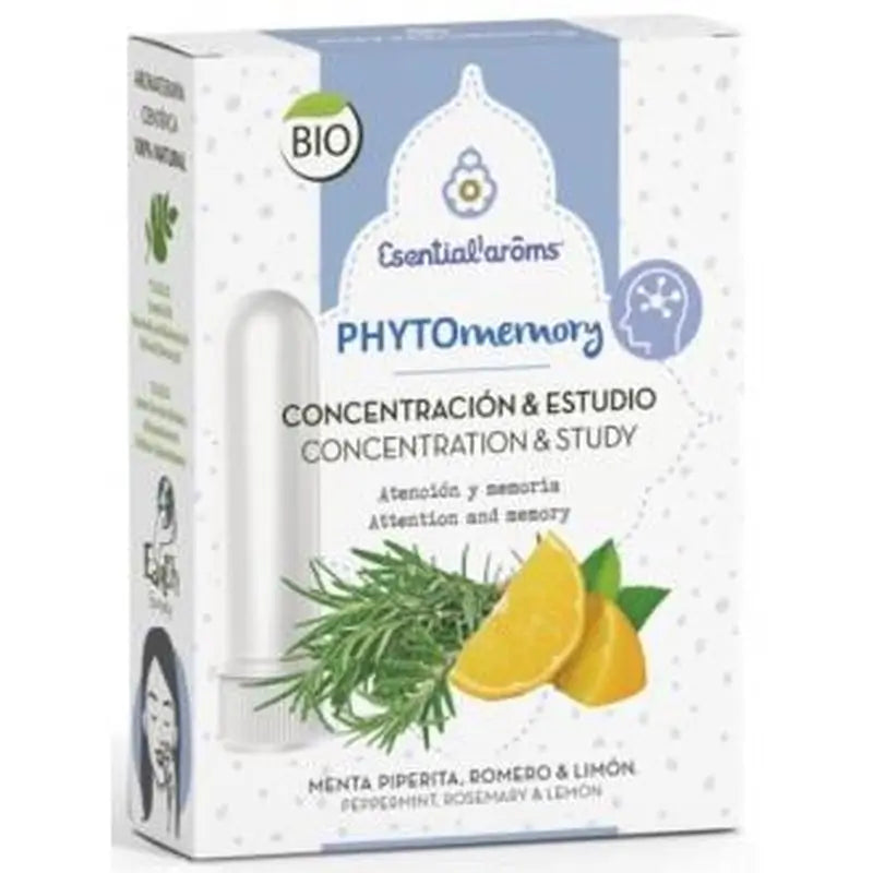 Esential Aroms Phytomemory 5Ml. + 2 Inhaler Sticks