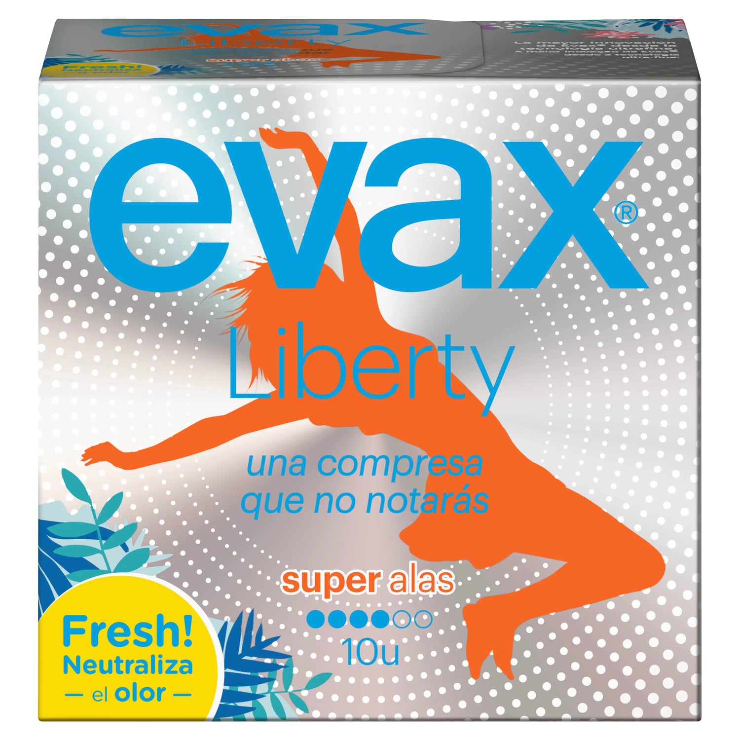 Evax Liberty Super Pads mit Flügeln, 10 Stück