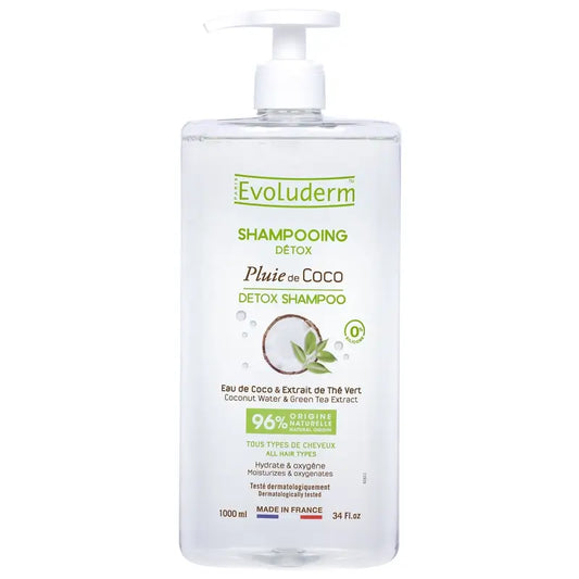 Evoluderm Kokosnuss Detox Shampoo, 1000 ml