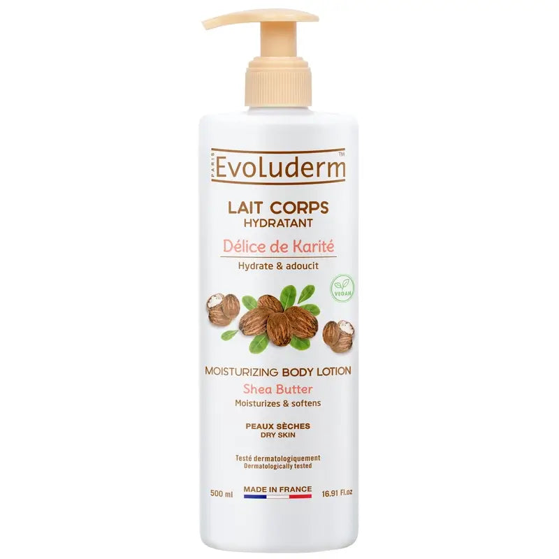 Evoluderm Shea Butter Körperlotion, 500 ml