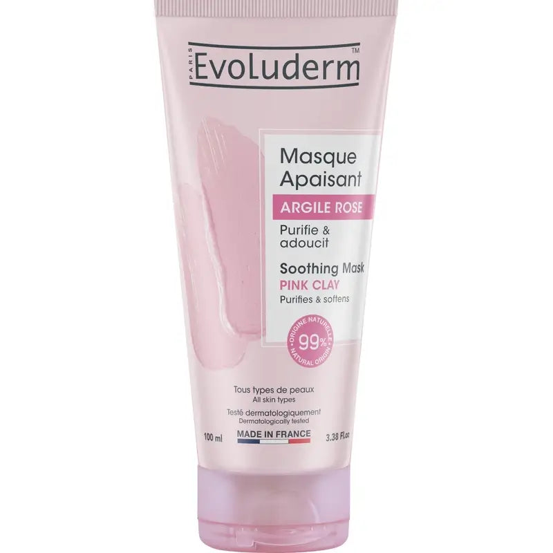 Evoluderm Rose Tonerde Gesichtsmaske, 100